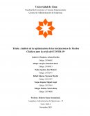 Análisis de la optimización de las instalaciones de Pardos Chicken ante la crisis del COVID-19