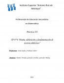 “Diseño, elaboración y fundamentación de recursos didácticos”