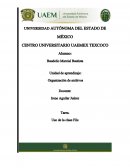 Uso de la clase File