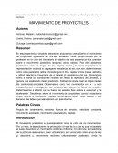 MOVIMIENTO DE PROYECTILES