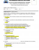 Primer Examen Parcial de Dirección Comercial