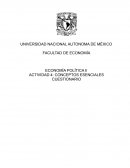 ECONOMÍA POLÍTICA II ACTIVIDAD 4: CONCEPTOS ESENCIALES