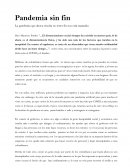 Pandemia sin fin