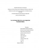 La correspondencia y sus aspectos fundamentales