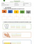 GUÍA EVALUATIVA VOCALES Y “CONSONANTE M – L – P - S”