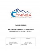 APLICACIÓN DE PINTURA EN POLVORINES PERMANENTES DE NV.2950 Y NV.3815