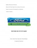 Metodo Inventario Ford Automotriz