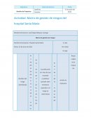 Actividad: Matriz de gestión de riesgos del hospital Santa María