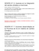 Avances en la Integración del cambio climático a nivel local