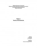 Teoria de Decisiones