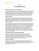 RESUMEN LA PERSONALIDAD BASICA