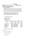 ECONOMETRIA. Ejercicios