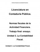 La Contabilidad Fiscal