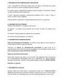 ARGUMENTOS POR COMPARACIÓN O ANALÓGICOS