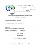 PROCESO DEL PENSAMIENTO CREATIVO