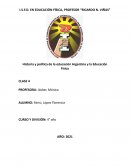 Historia y política de la educación Argentina y la Educación Física