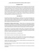 Desconexión de los sistemas sensitivo motores