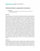 Absorción atómica y preparación de muestras