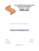 Desarrollo Personal y Profesional Autorrealización