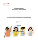 FICHAS DESCRIPTIVAS DEL CICLO ESCOLAR 2020-2021