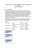 Actividad Asiento contable de aportes de capital para iniciar una empresa