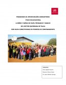 PROGRAMA DE INTERVENCIÓN COMUNITARIA