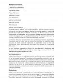 Biología de la especie Clasificación taxonómica
