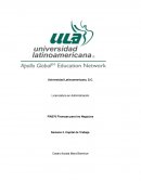 Finanzas para los negocios. Capital de Trabajo Coca- Cola