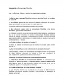 Actividad N° 8: Antropología Filosófica