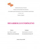 Dimensiones del Desarrollo Endógeno: