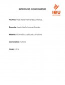 GESTION DEL CONOCIMIENTO