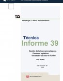 Gestión de la internacionalización Procesos logísticos Un estudio de caso en Tchibo