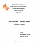 Organizacion de los estados