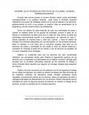 INFORME DE ACTIVIDADES DE PRÁCTICAS