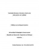 Sociedad diversa e inclusiva, hacia una educación con calidad