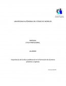 Importancia de la ética profesional en la formación de alumnos próximos a egresar