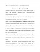 Reporte de la responsabilidad social de la economía empresarial RSE