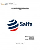 INFORME DE INVESTIGACIÒN Salfa