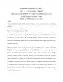 Modelo interinstitucional de intervención al espacio público en cooperación con el sector privado