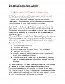 LA ESCUELA NO TAN COMUN