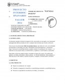 Proyecto interdisciplinario puntadas basicas