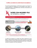 REDES DE CARRETERA SUDAMERICA