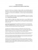 TRATA DE PERSONAS, LEY MODIFICADA