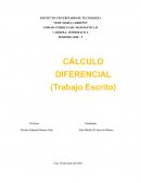 Trabajo de investigacion. Cálculo Integral,