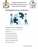 Analisis de pelicula "Fragmentado"