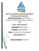 Acoso Escolar (2° Año Secundaria)