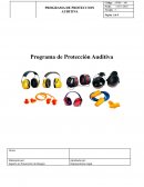 PROGRAMA DE PROTECCION AUDITIVA