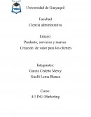 Producto, servicios y marcas. Creación de valor para los clientes