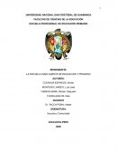 LA ESCUELA COMO AGENTE DE EDUCACIÓN Y PROGESO