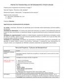 PROYECTO TRANSVERSAL DE REFORZAMIENTO TERCER GRADO
